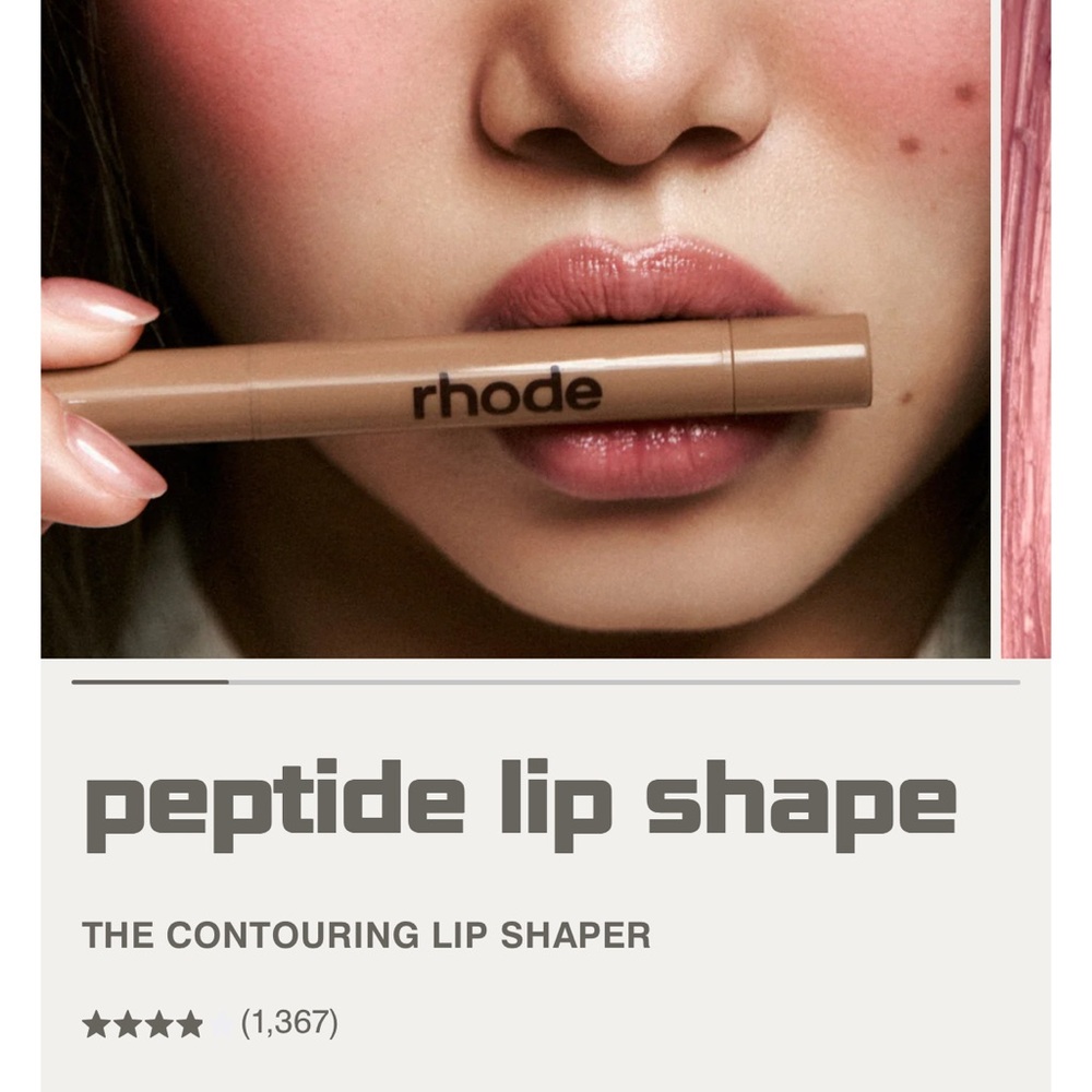 Rhode skincare lip peptide shape - various colours. New in packaging.